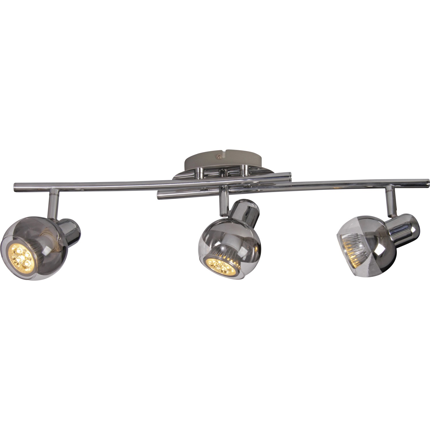 Näve Leuchten LED-Wand- Deckenleuchten NV1117642 Chrom Glas B/H/T: ca. 55x8 günstig online kaufen