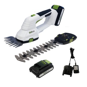 TRUTZHOLM Akku Rasentrimmer 20V 2in1 mit 2Ah Akku 10 cm Grasklinge und 20 cm Strauchklinge