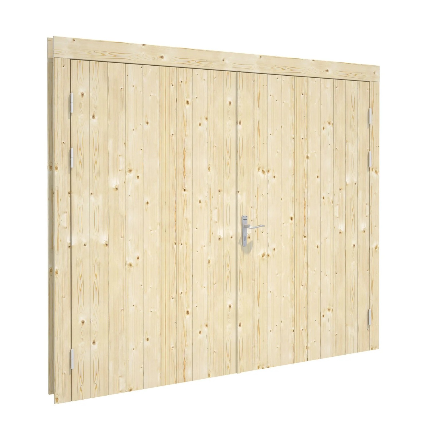 Palmako Holztor für Wandstärke 44 mm für Garage Unbehandelt 239 cm x 196 cm FSC®
