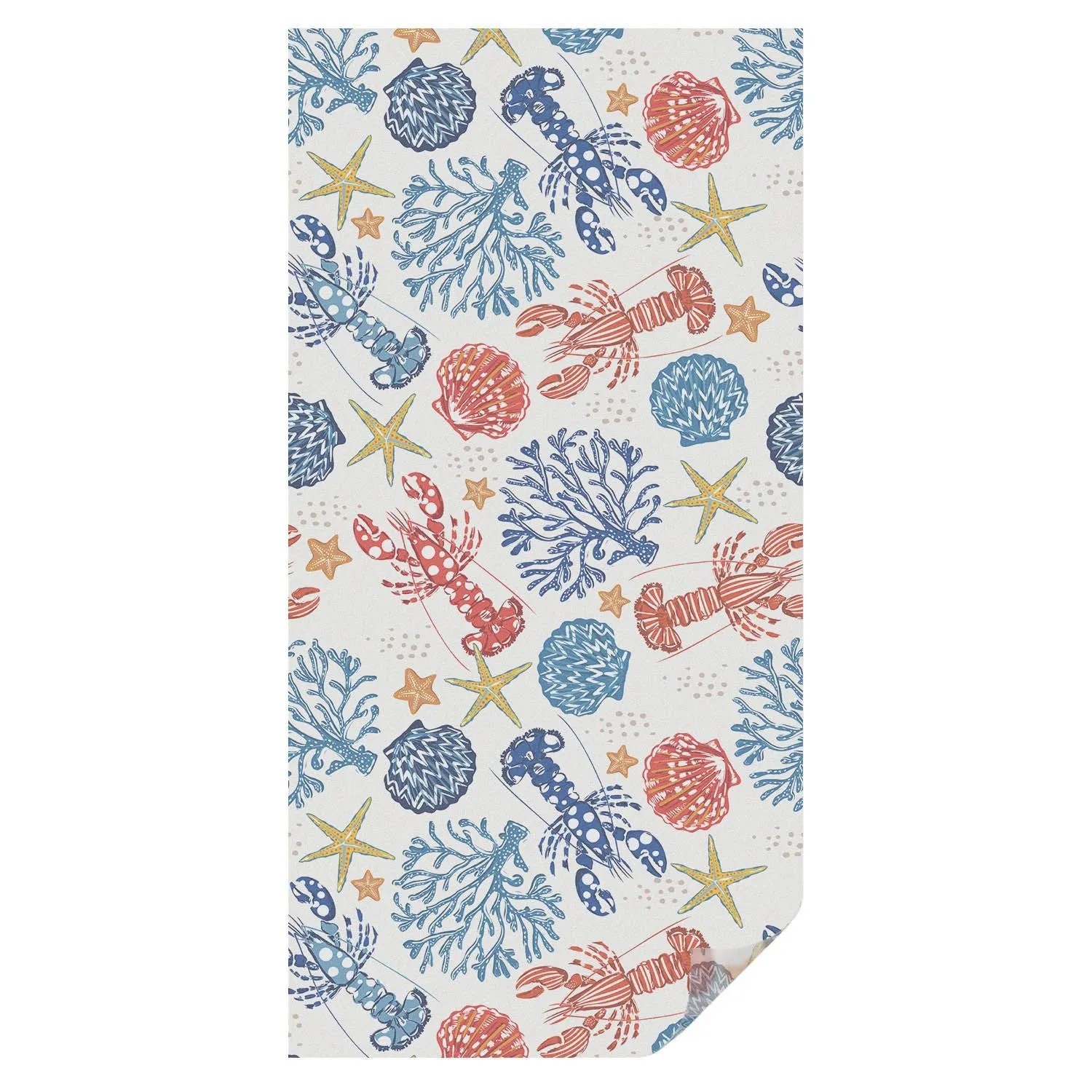 Tulup Fensterfolie Krebskorallen Fensterfolie Sichtschutz 50x100 cm Weiß Fe günstig online kaufen