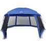 vidaXL Poolzelt mit Abnehmbarem Überzelt Netzwänden Azurblau 618x532cm 4100628_7