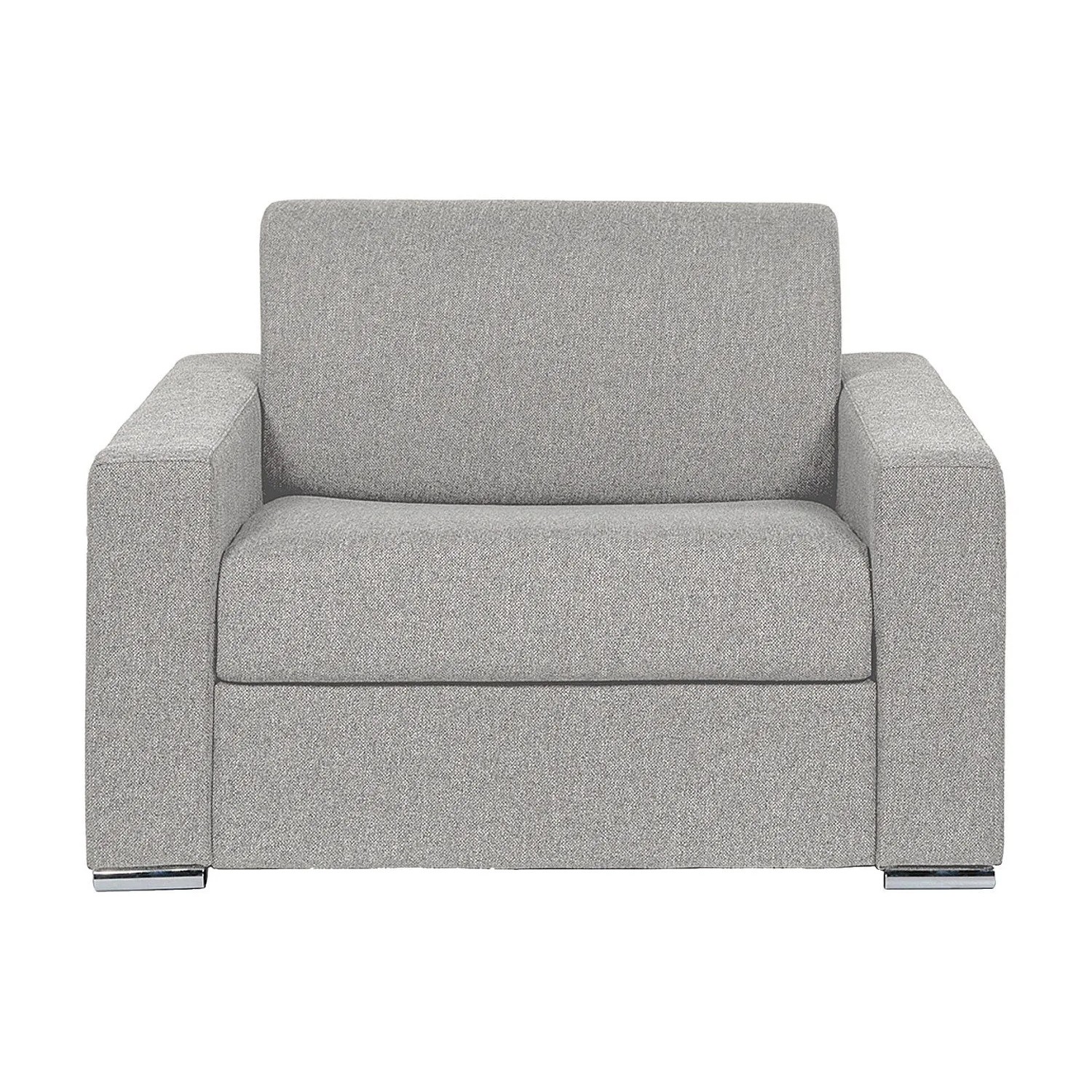 Vente-unique Schlafsessel Calito Hellgrau 126 cm