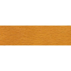 Holzstück, gebeizt in hellem Eiche-Farbton. Clou Pulverbeize für Holz.