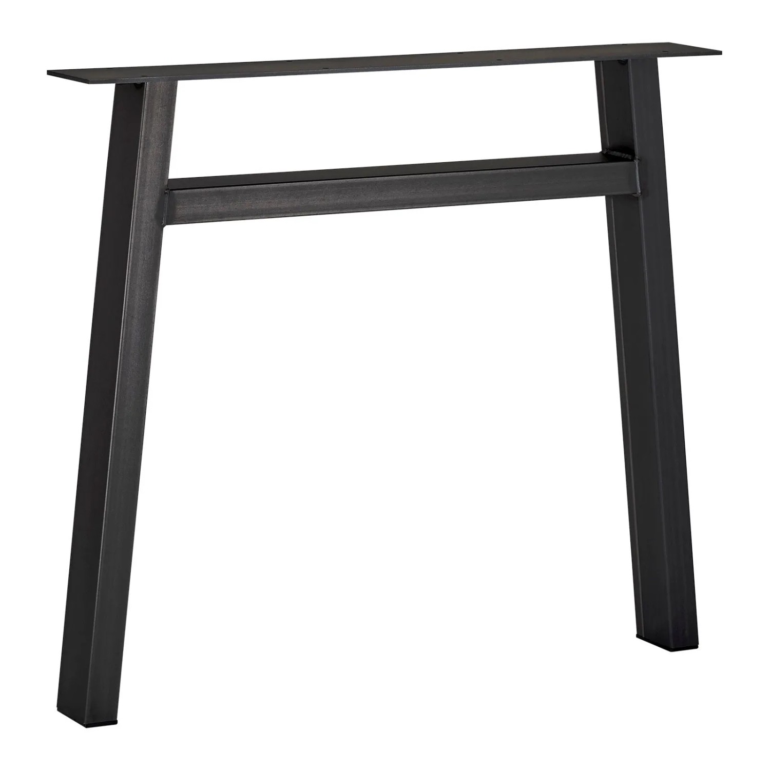 SOTECH Tischgestell H-Form Stahl Used Look Profil 80 x 40 mm Höhe 720 mm Tiefe 800 mm