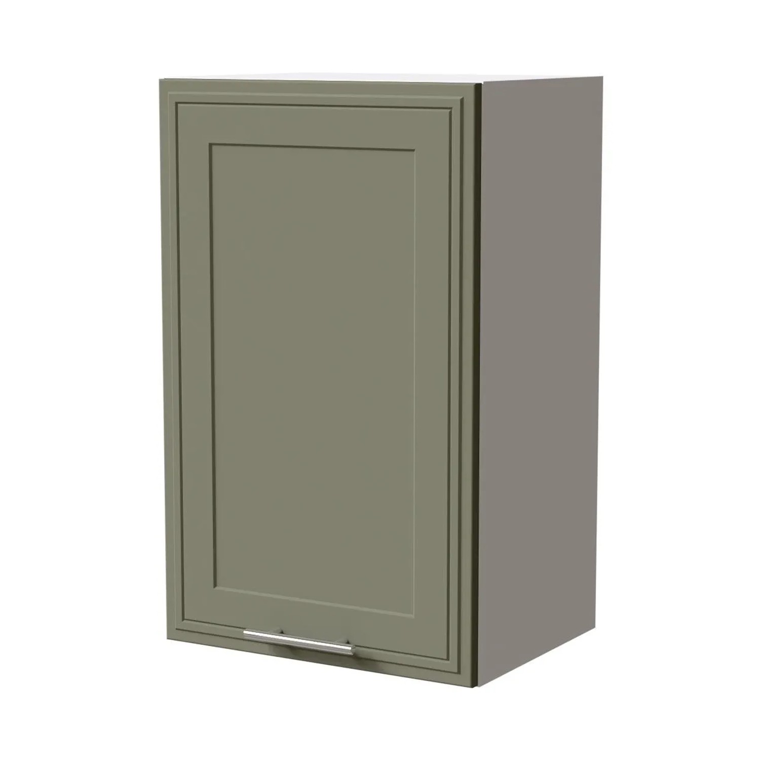 Feldmann-Wohnen Hängeschrank Salo W2/45 Weiß / Reed Green Matt 45 / 32,5 / 72cm