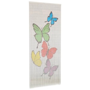 vidaXL Insektenschutz Türvorhang Bambus 90 x 200 cm 45738