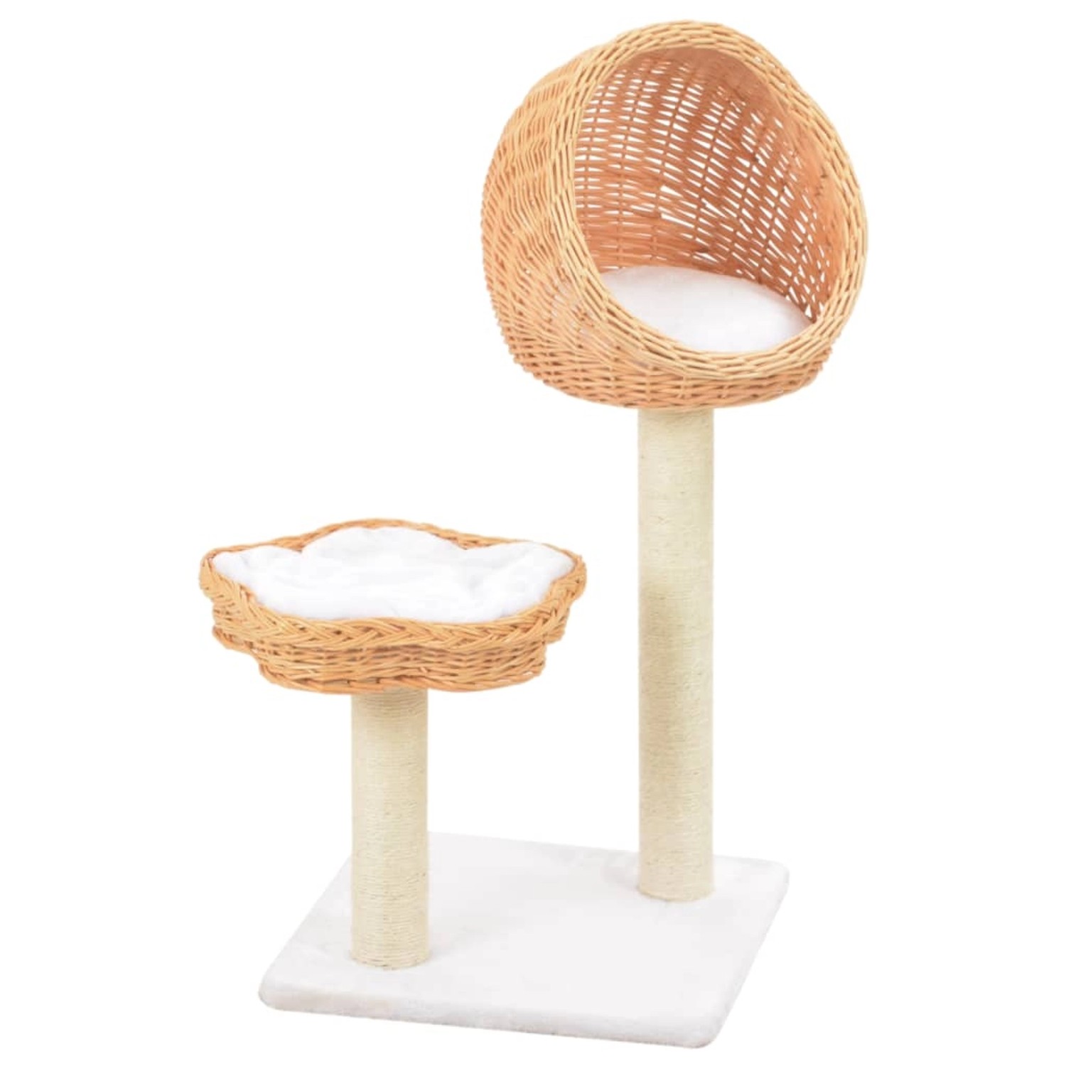 vidaXL Katzen-Kratzbaum Sisal Natürliches Weidenholz Modell 3