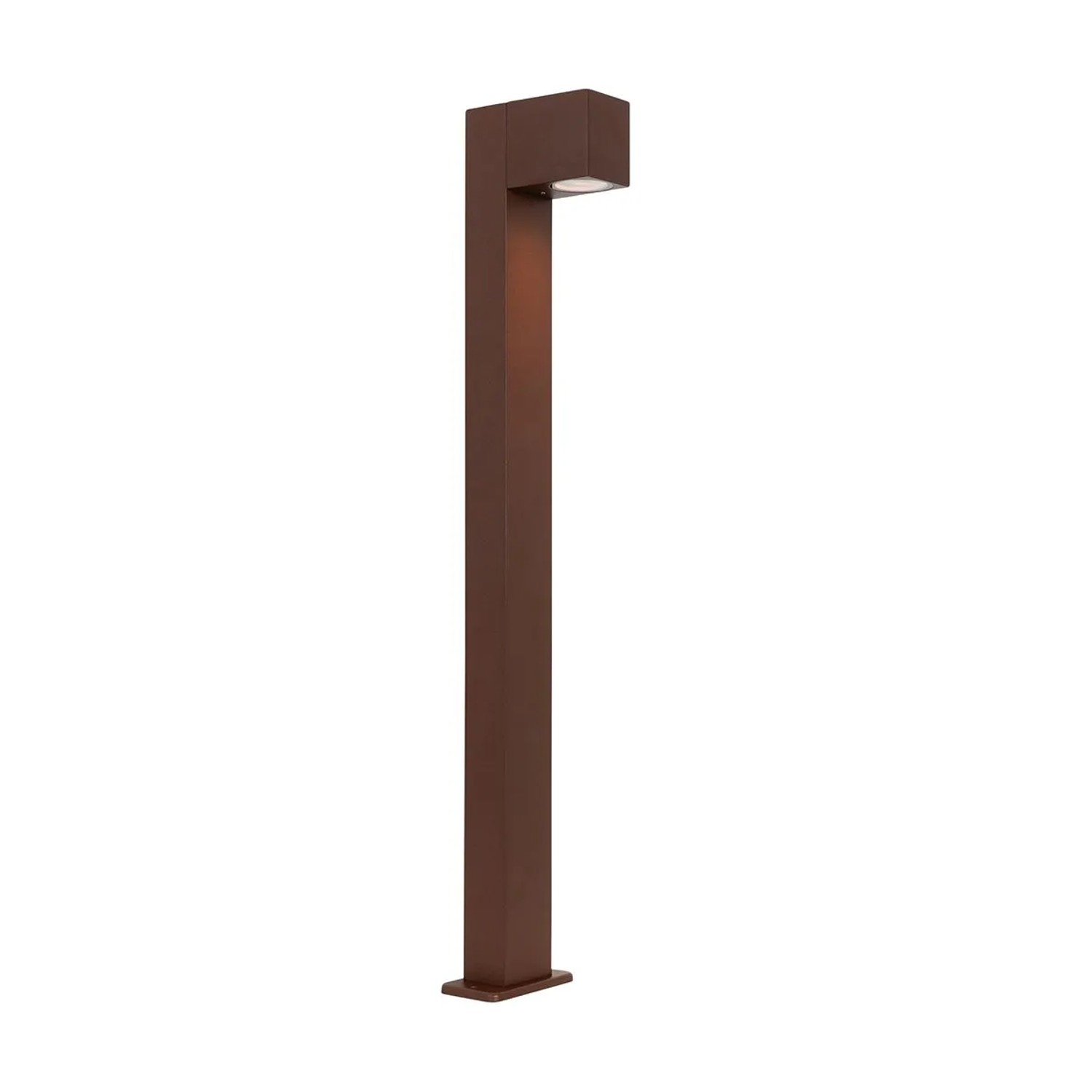 QAZQA Industrielle Steh-Außenleuchte Rostbraun 80 cm IP44 Baleno