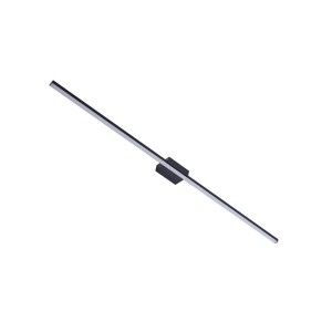 Lucande LED Wandleuchte Wandlampe Bad Kivana 10020131 Spritzwassergeschützt Modern in Schwarz aus Aluminium 1-flammig Badezimmerleuchte