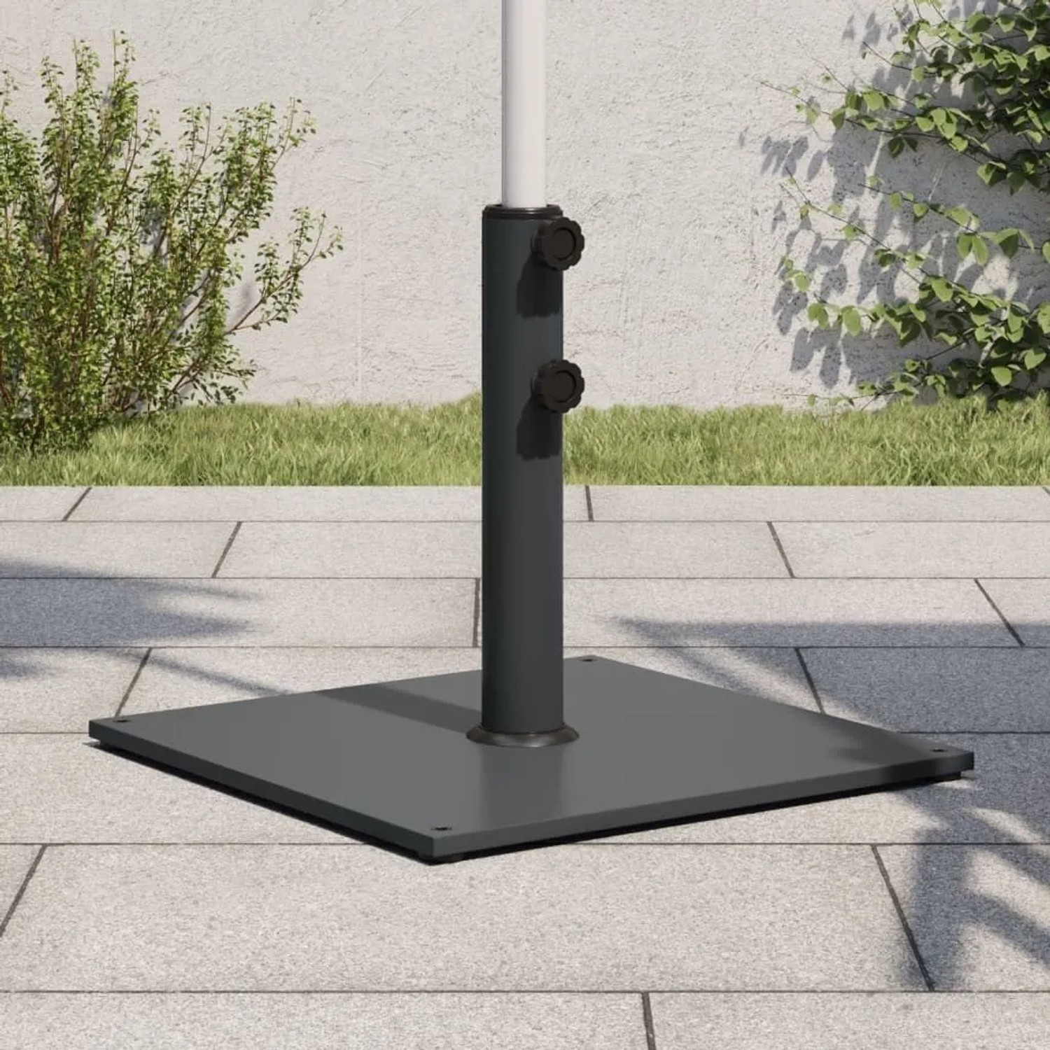 vidaXL Sonnenschirmständer Ø32/38/48 mm Mast 17 kg Quadratisch 368680_2