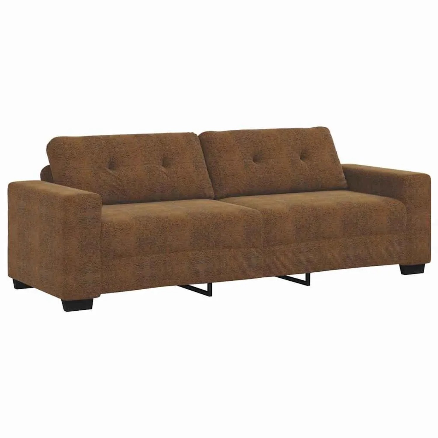 vidaXL 3-Sitzer-Sofa Braun 180 cm Kunstleder 4105144