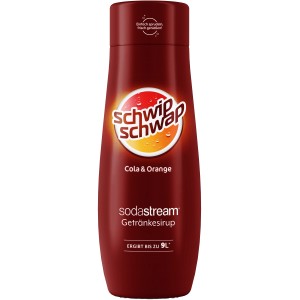 SodaStream Sirup Schwip Schwap, 440ml Flasche für ca. 9L Fertiggetränk.
