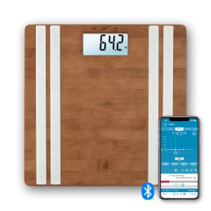 medisana BS 552 Connect mit App Bambus Körperanalysewaage 180 kg Personenwaage