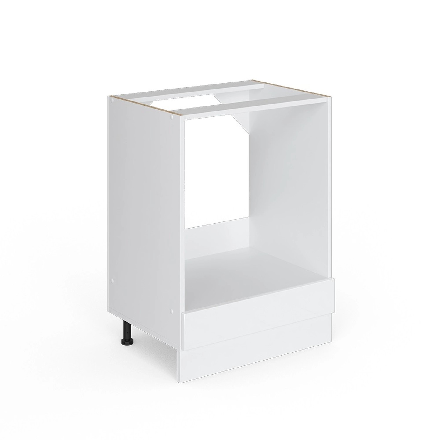 Vicco Herdumbauschrank R-Line Herdschrank Weiß Hochglanz/Weiß 60 cm AP Eich günstig online kaufen