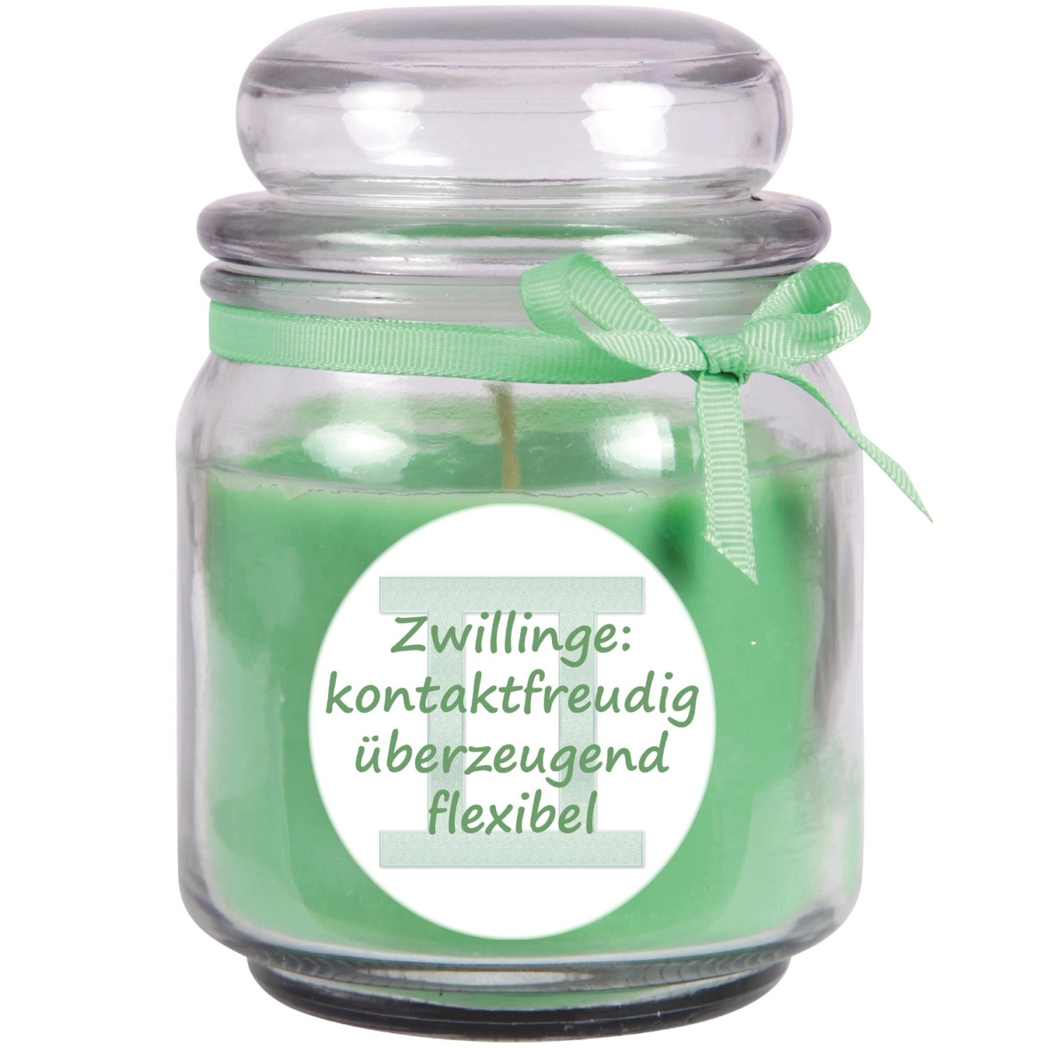 HS Candle Duftkerze & Glas Sternzeichen Coconut Limes 70 Stunden Zwillinge günstig online kaufen