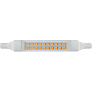 Lightme R7S LED-Leuchtmittel, 9W, warmweiß, 900lm, 11,8x1,5cm. Kompakte LED Lampe für R7S Fassung.