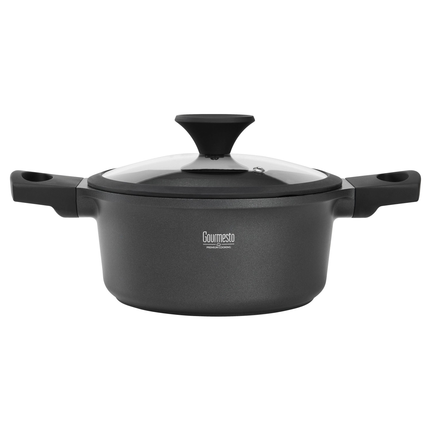 Gourmesto Kochtopf Black Line in Schwarz Ø ca. 20cm