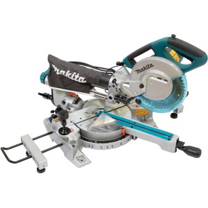 Makita LS0815FLN Kapp- und Gehrungssäge 216 mm mit Laser für präzise Schnitte.