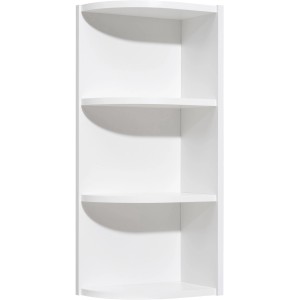 Pelipal Trier Abschlussecke, weiß, für Wandschrank, mit 2 Böden. Badmöbel-Zubehör.