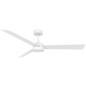 Weißer Lucci Air Deckenventilator Climate IV, 132 cm, mit Fernbedienung. Energiesparend und leise.