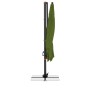 Doppler Ampelschirm MyZone, 280x280 cm, Kiwi, mit Dreh- und Neigungsfunktion, geschlossen.