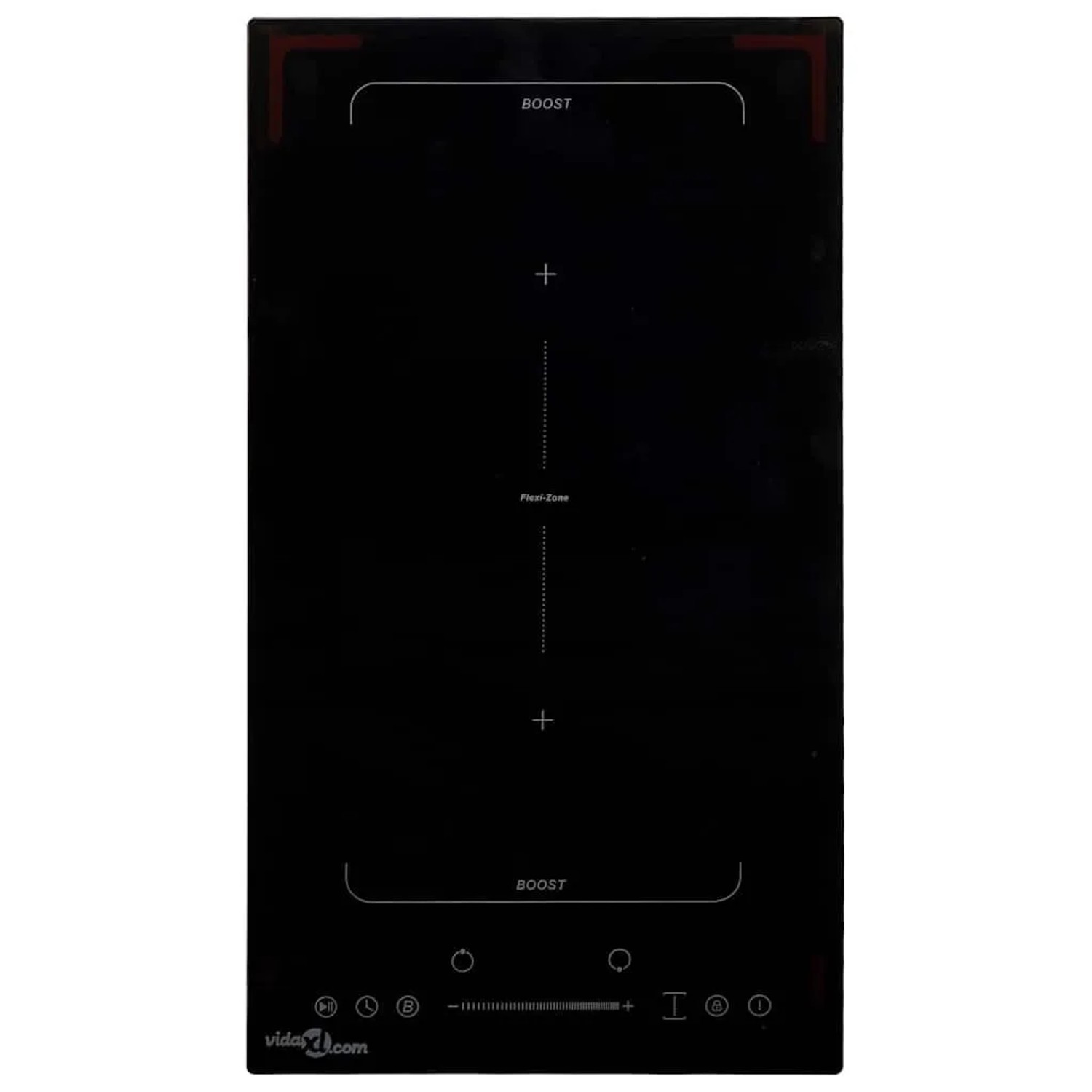 vidaXL Induktionskochfeld Flexzone mit 2 Platten Touch Control 3500 W 51438