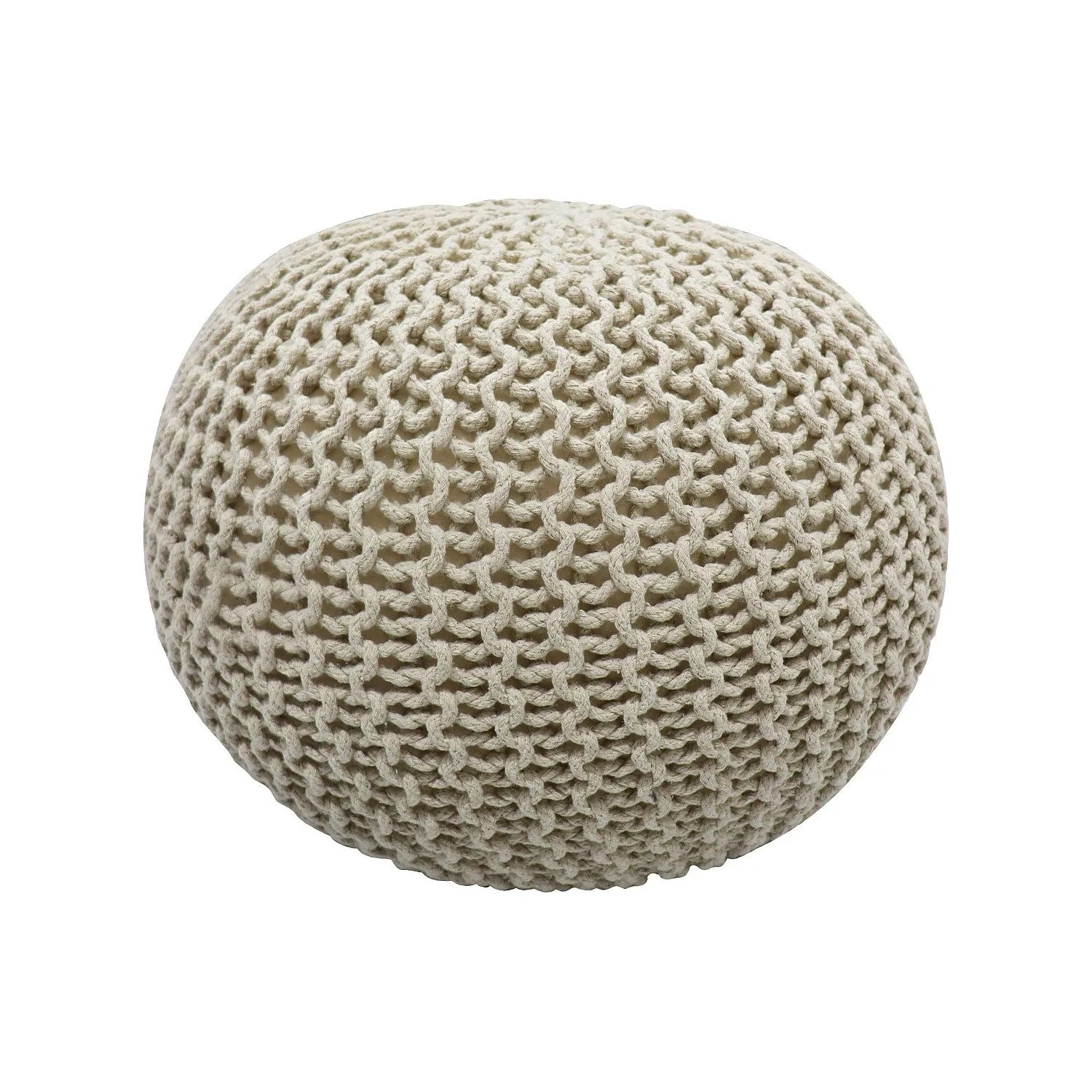 Vente-unique Sitzhocker Madalo Naturfarben Hell 50 cm