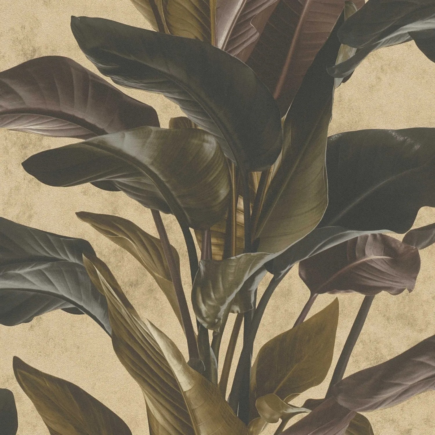 Tadessi Tapete Floral M1-No.616 Vliestapete in Gold