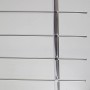Dieda Geländerset aus Aluminium mit waagerechten Rundstäben.