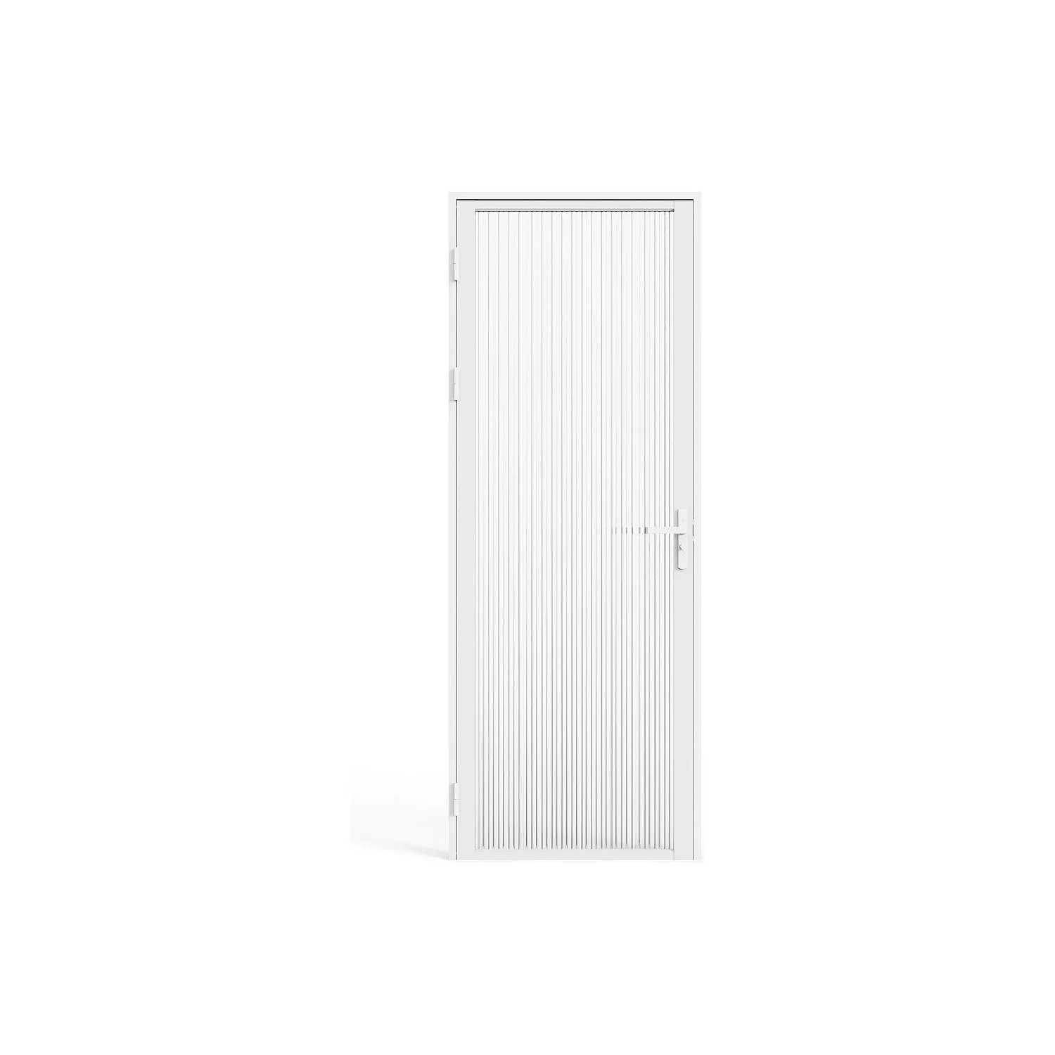 Vente-unique Tür-Komplettsets Loxton Weiß 73 cm