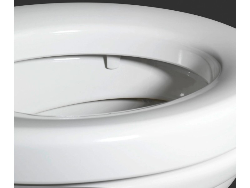 Vital Comfort WC Polster WC-Sitzerhöhung 5 cm mit waschbarem Bezug aus  PU-Schaum