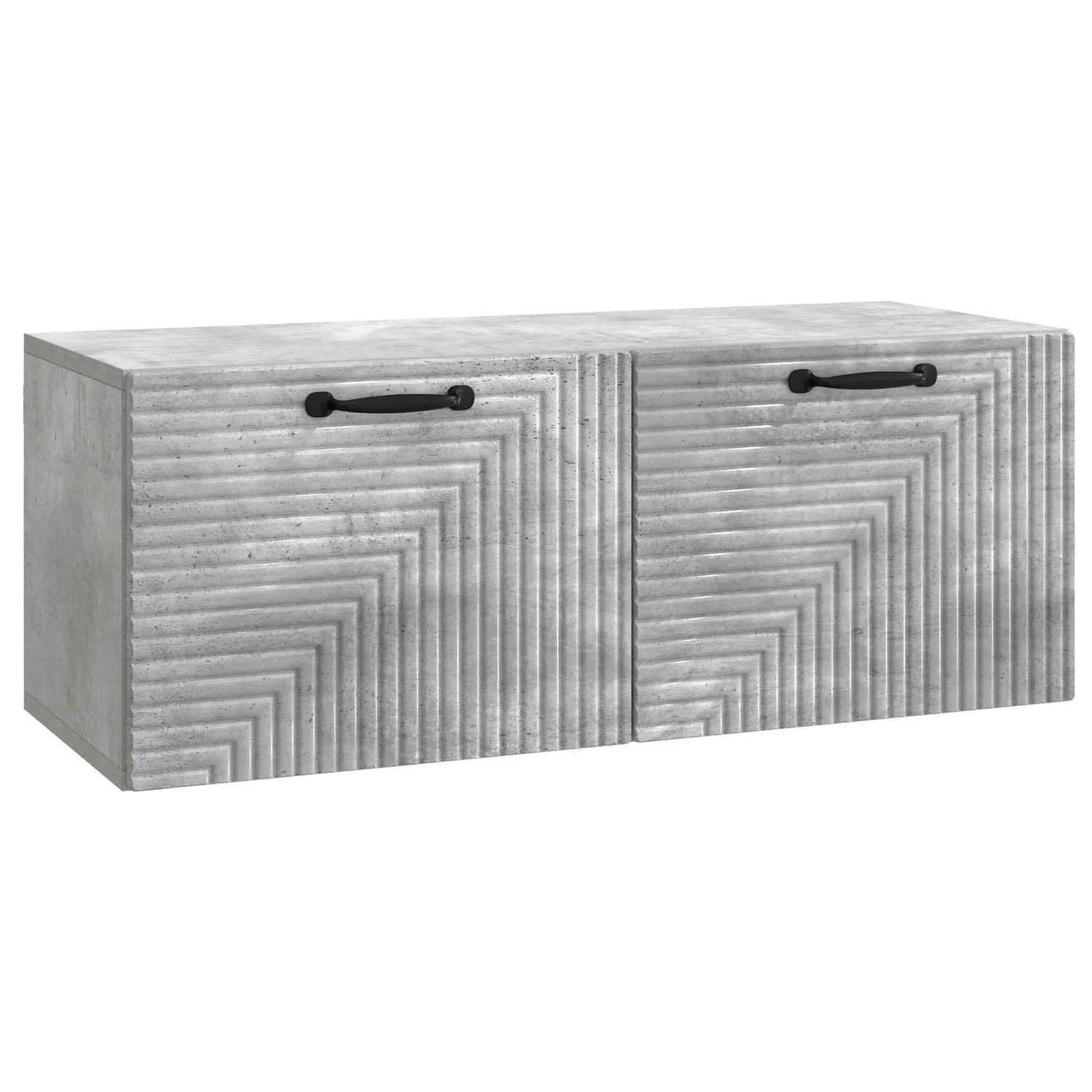 vidaXL Wandmontierter TV-Schrank Betongrau 78,5 x 31 x 30 cm 898718