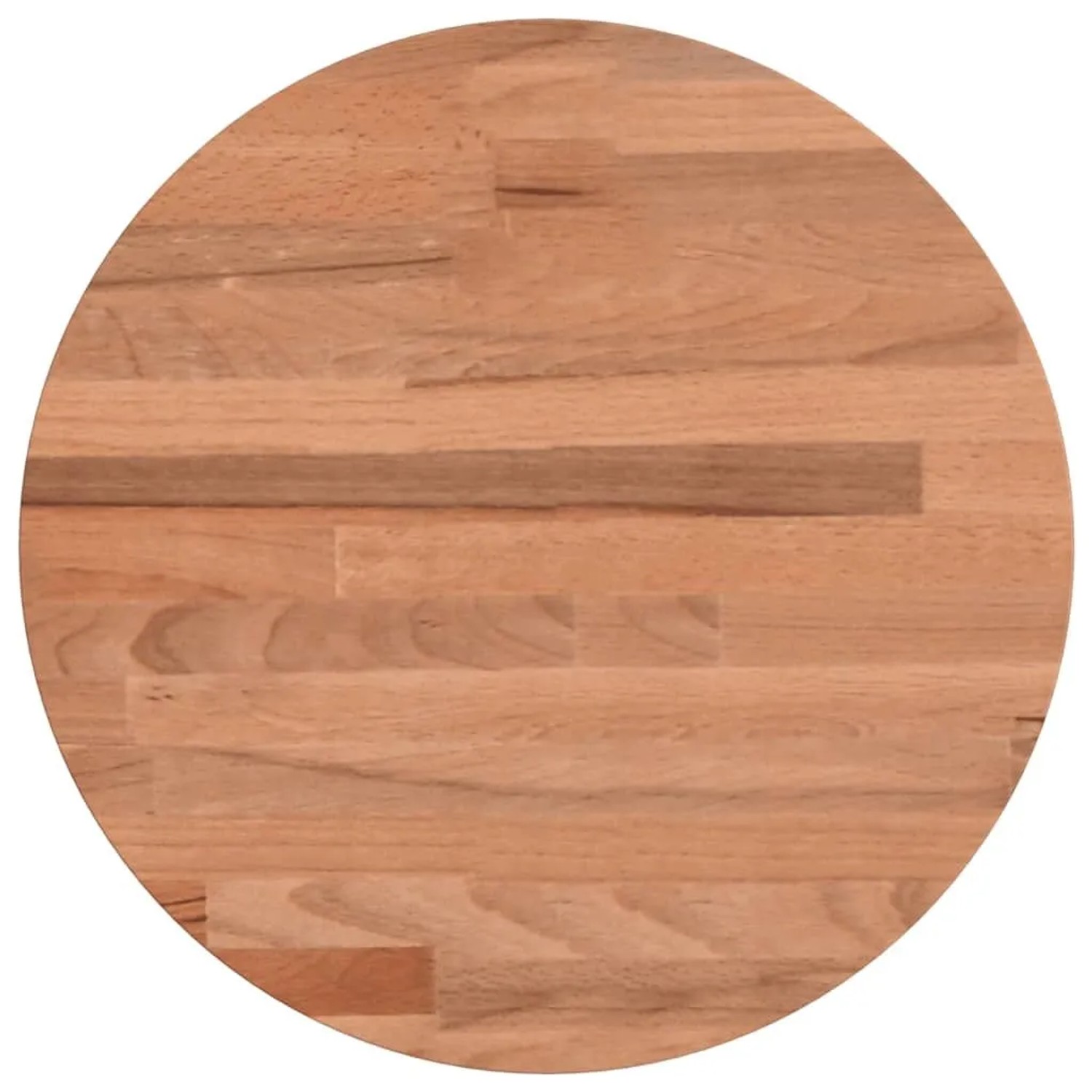 vidaXL Tischplatte Ø30x2,5 cm Rund Massivholz Buche 355934