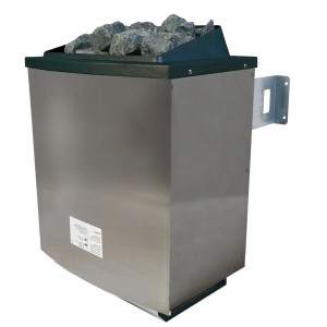 Chillroi Saunahaus Ondo 1 SET Terragrau mit Ofen 9kW Inklusive Zubehör