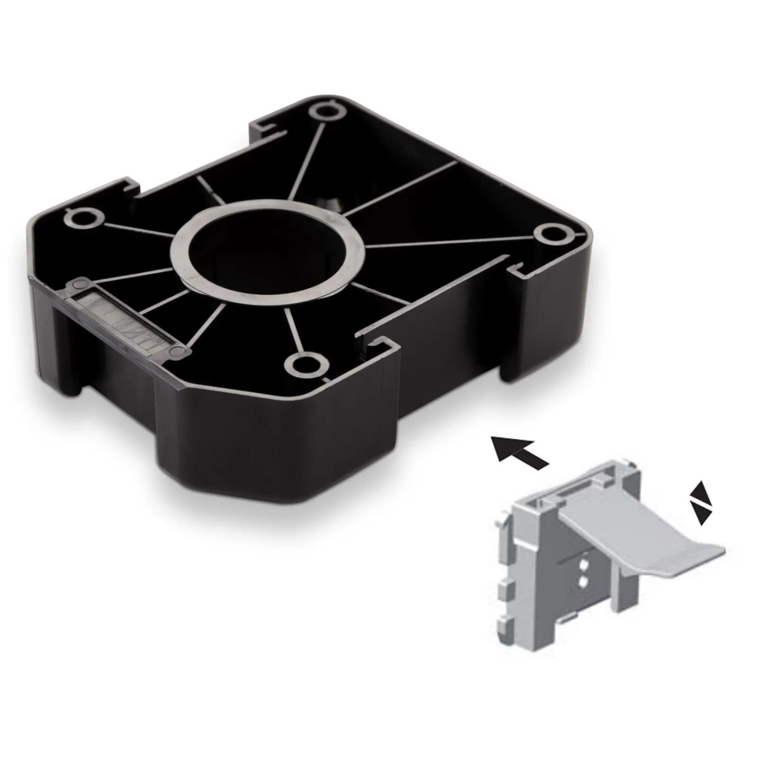 SOTECH Blendenhalterung 5er Set für 16 mm Sockelblenden, Möbelbein Zubehör