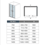 Duschparadies 70x185cm Duschtür Nischentür Duschabtrennung 5mm ESG Sicherheitsglas Schwingtür Doppeltür Glas Dusche_7