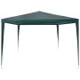 Grünes vidaXL Partyzelt 3x4 m aus PE, ideal für Gartenpartys & Sonnenschutz.