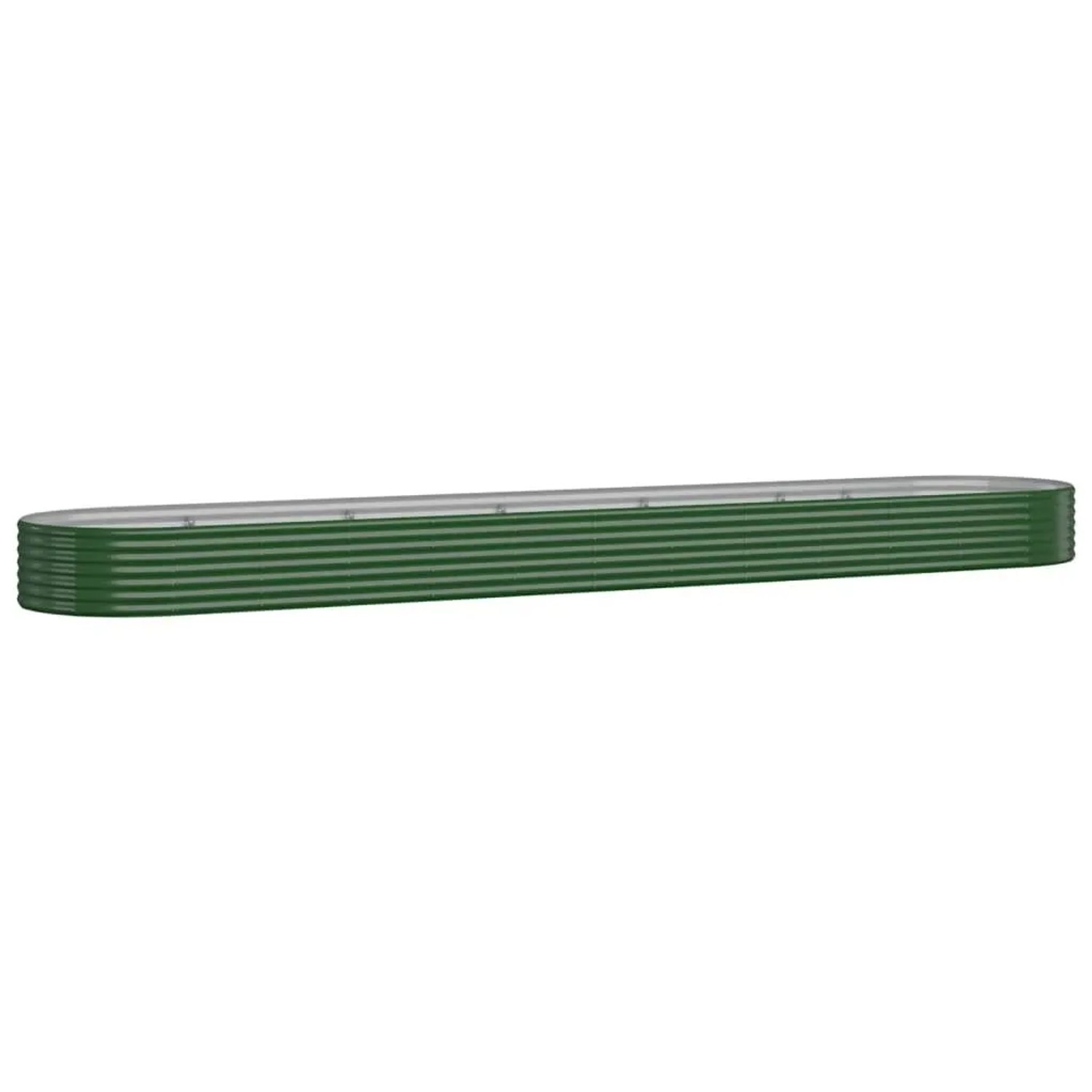 vidaXL Hochbeet Verzinkter Stahl 507x100x36 cm Grün 319008