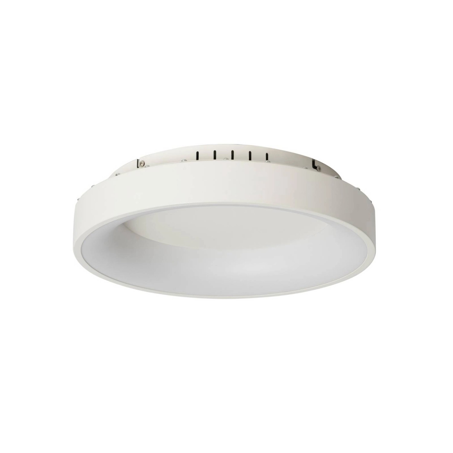 Lucande LED Deckenleuchte Samvel 10030137 Modern in Weiß 1-flammig Wohnzimmerleuchte