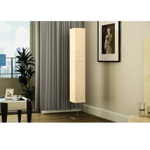 Beige vidaXL Standleuchte mit Stahlfuß, 170 cm hoch, für Innenräume.