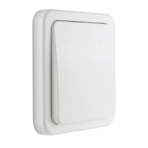 Weißer REV Tasterschalter für Aufputzmontage, Schalter & Taster für den Innenbereich.