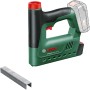 Akku-Tacker UniversalTacker 18V-14 Solo von Bosch, grün/schwarz, ohne Akku. Inkl. Klammern.