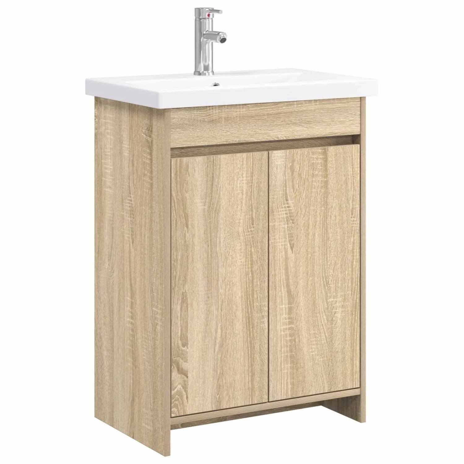 vidaXL Badezimmermöbel-Set Sonoma-Eiche 81 x 40 x 84,5 cm 3404284