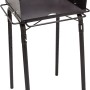 Petromax Feuertopf Tisch FE45, Stahl, schwarz, mit Windschutz für komfortables Kochen im Freien.