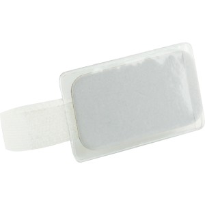 Schwaiger Klett-Beschriftungsstreifen, 10 Stück, weiß, zur Kabelmarkierung.