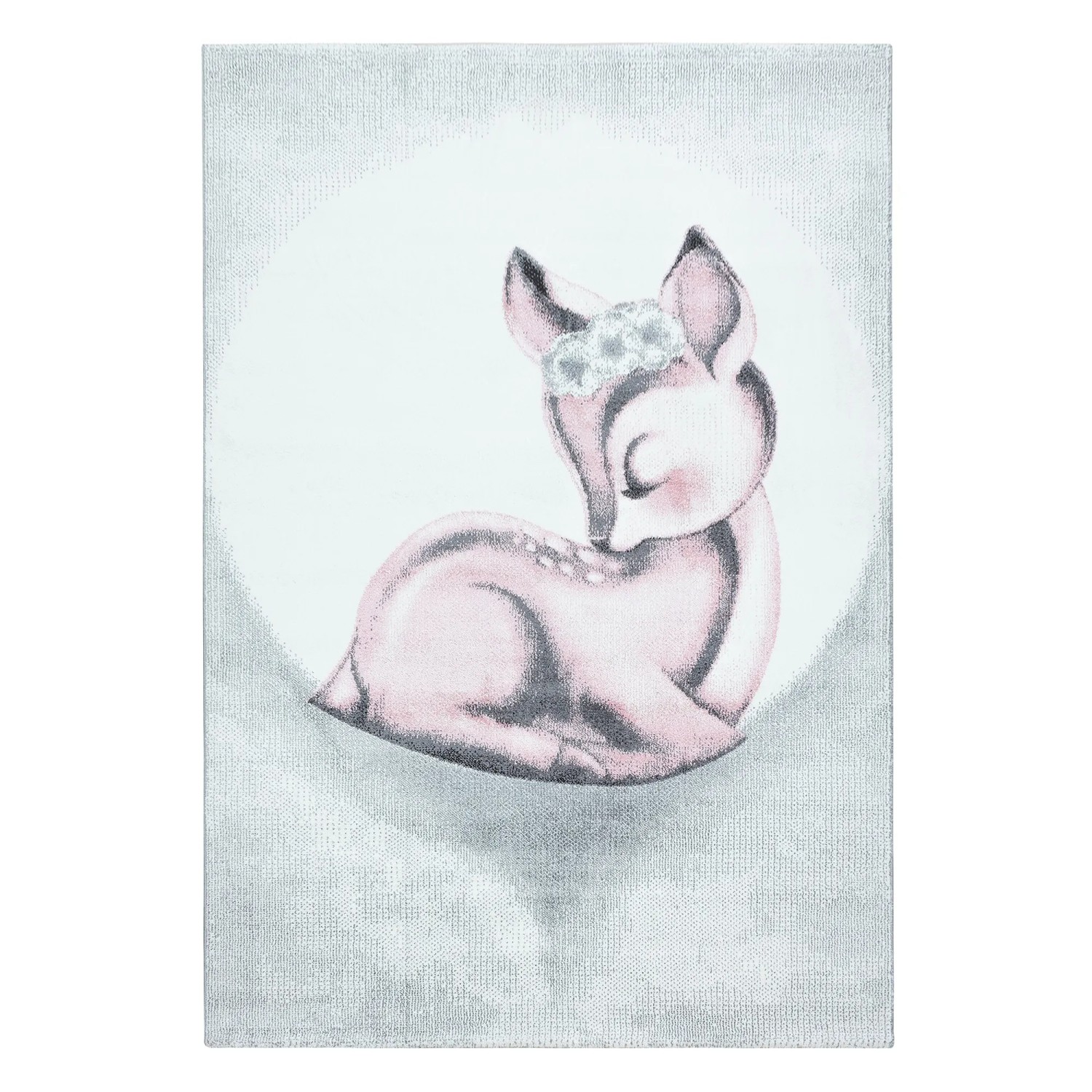 Ayyildiz Kinderteppich Bambi 850 Pink 140 cm x 200 cm