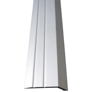 Selbstklebendes Ausgleichsprofil, 1000 mm lang, silberfarben, für Laminat und Parkett.