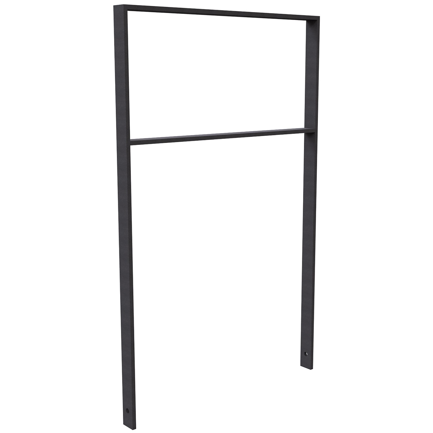 Schake Ahnlehnbügel Flachstahl Querholm 750 mm Eisengrau