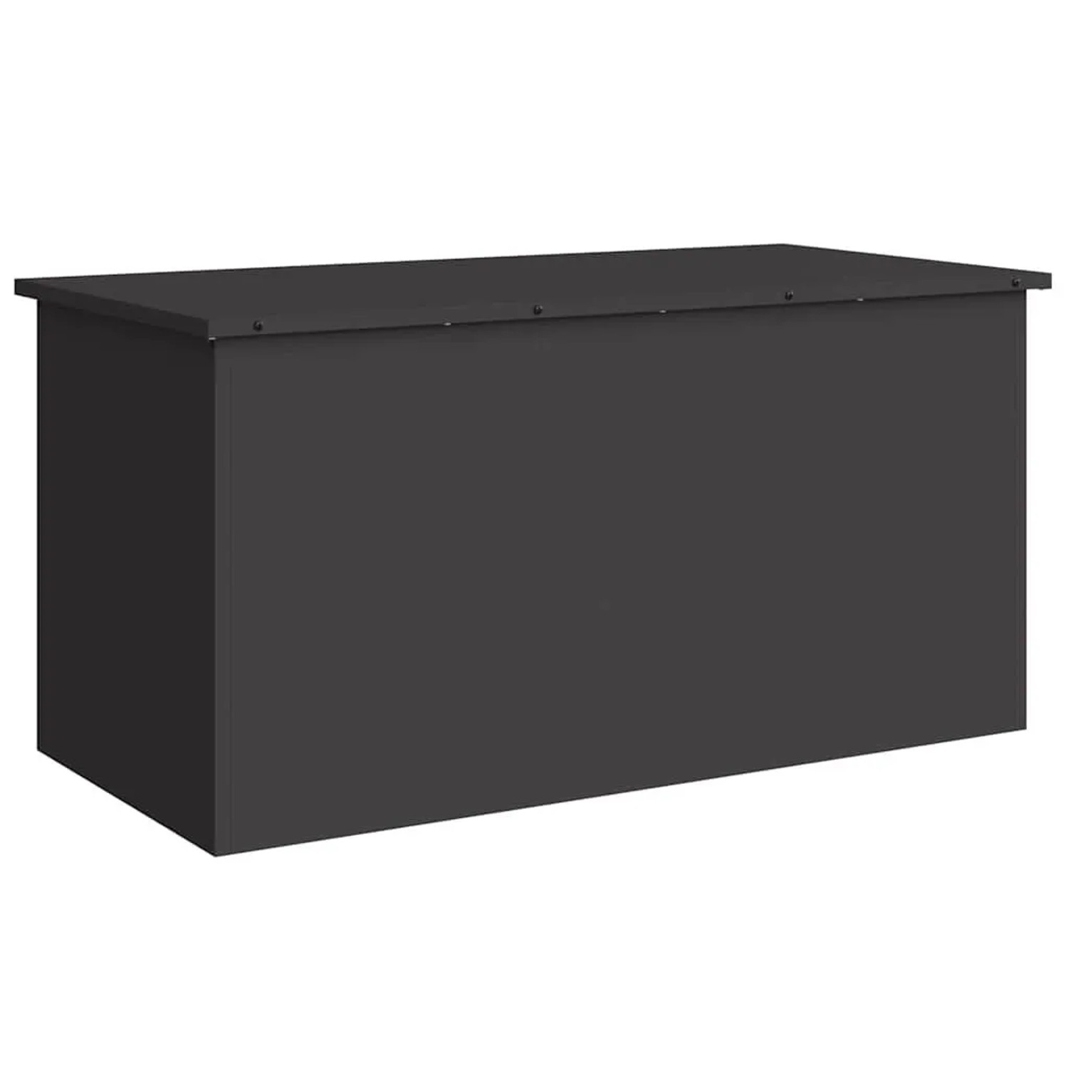vidaXL Außenlagerbox Schwarz 100 x 50,5 x 50 cm Stahl 874560