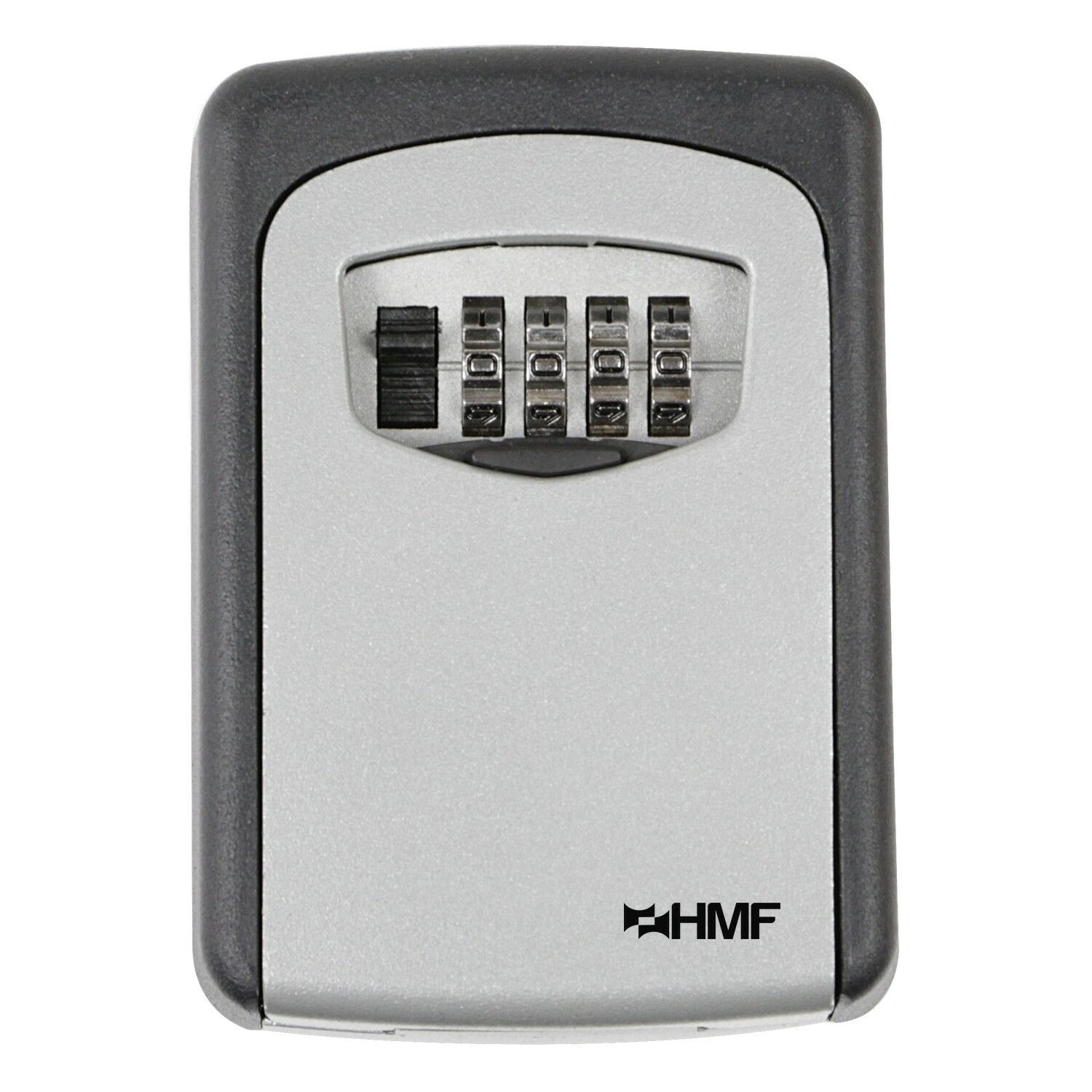 HMF 326-02 Schlüsseltresor 4-Stelligem Zahlencode Schlüsselbox 12 x 9 x 4 cm Grau